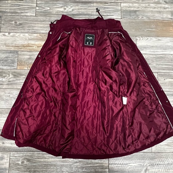 HFX Women’s Jacket size Large Quilted Lining Hooded Water & Wind Resistant FLAW - Picture 12 of 16